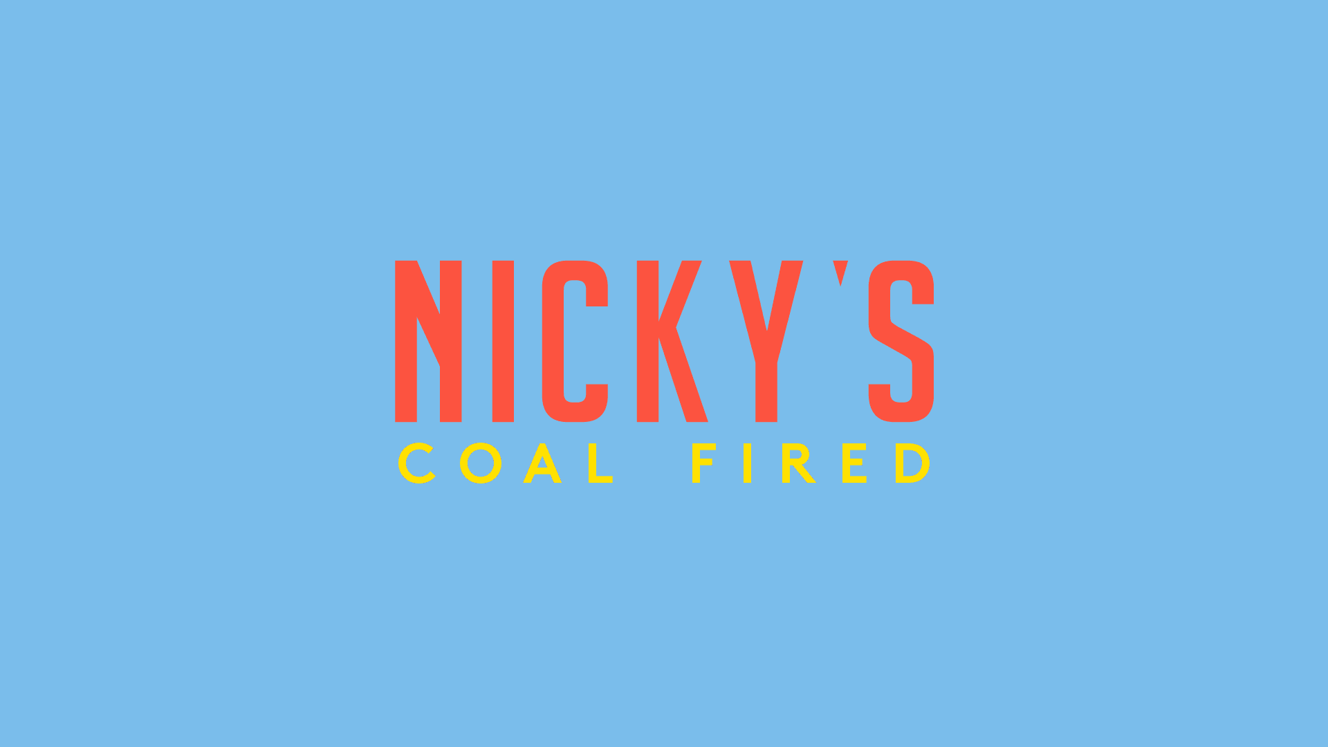 Nicky's Coal Fired — Restaurant Identity